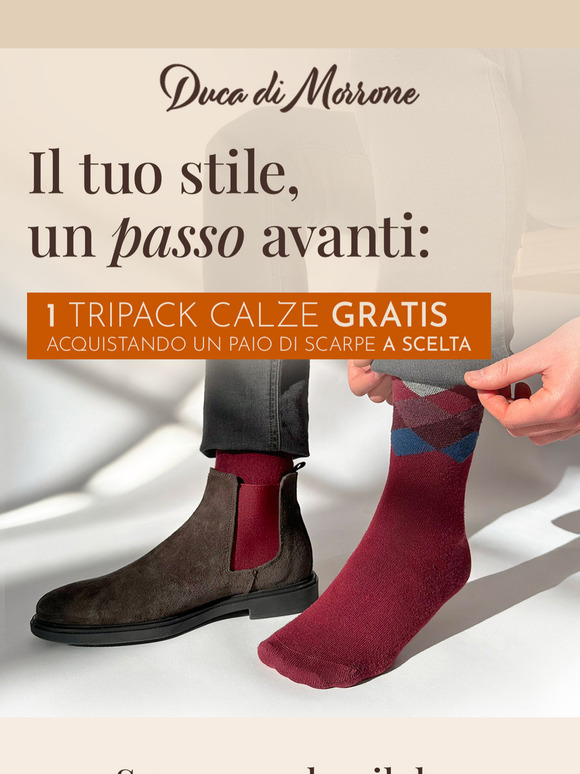 🎁 Scarpe nuove, calze in regalo!