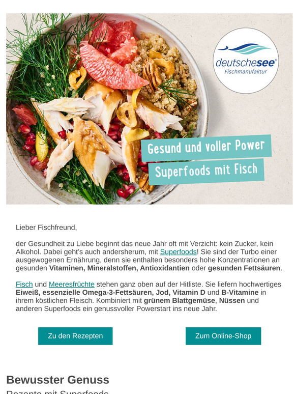 💪  Superfood-Rezepte für den Alltag