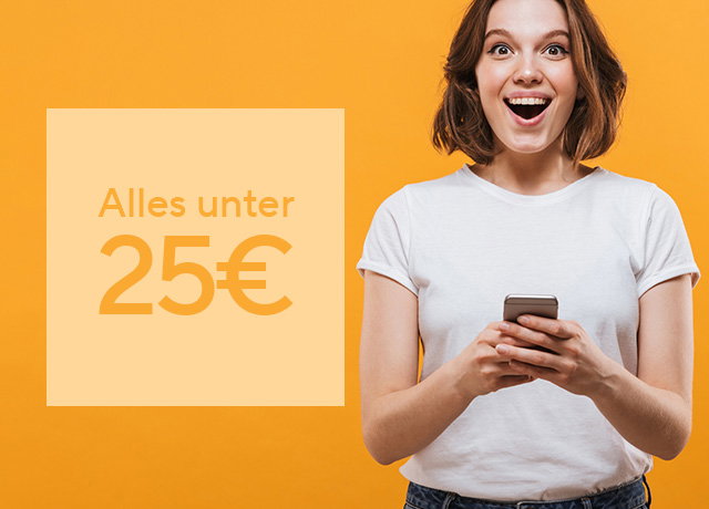 Alles unter 25 Euro
