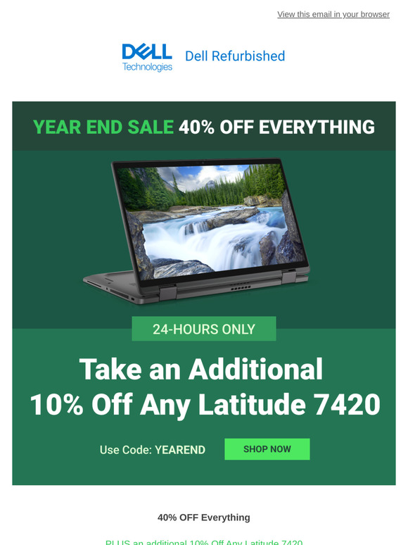 💥 Flash Sale: Unlock Extra 10% OFF Latitude 7420 – 24h Only!