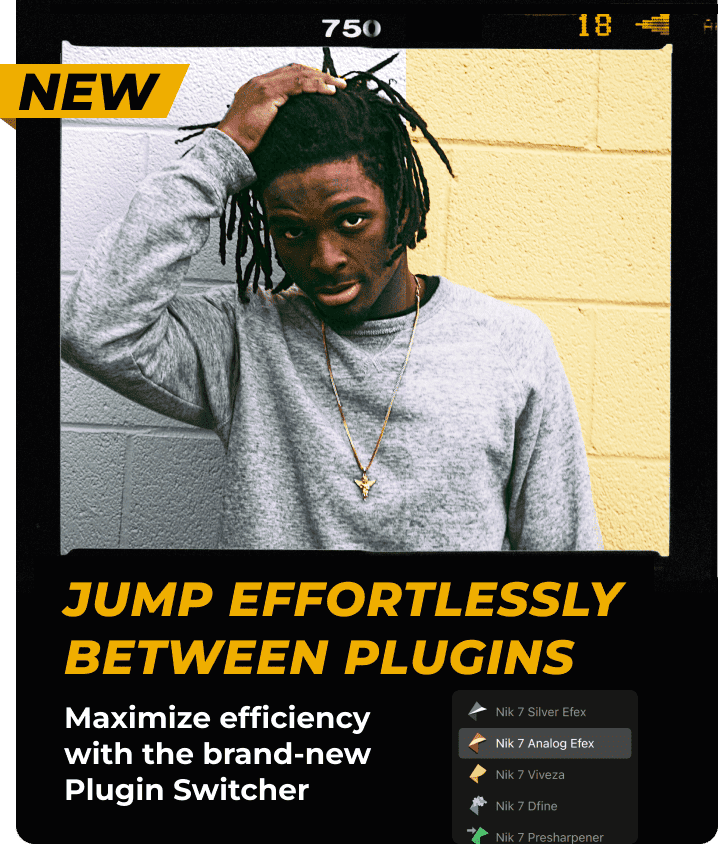 NEW - Jump effortlessly between plugins. Maximize efficiency with the brand-new Plugin Switcher