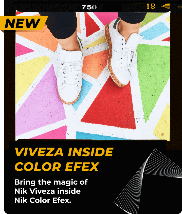 NEW - Viveza inside Color Efex. Bring the magic of Nik Viveza inside Nik Color Efex.