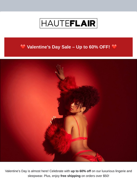 ❤️ Fall in Love with HauteFlair’s Valentine’s Day Sale! ❤️