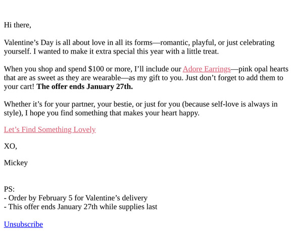 A Little Valentine’s Gift From Me to You 💘