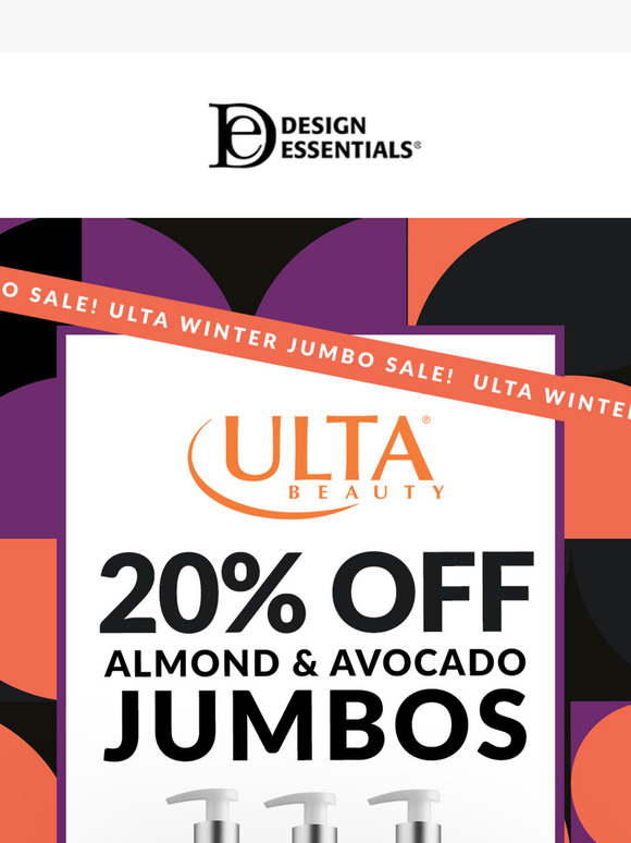 Last Chance to Replenish Your Stash – 20% Off Almond & Avocado Jumbos!