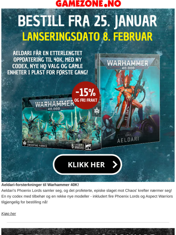 Stor Aeldari-oppdatering til Warhammer 40K!