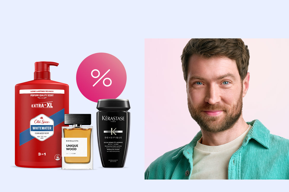 −15 % na produkty pro muže
