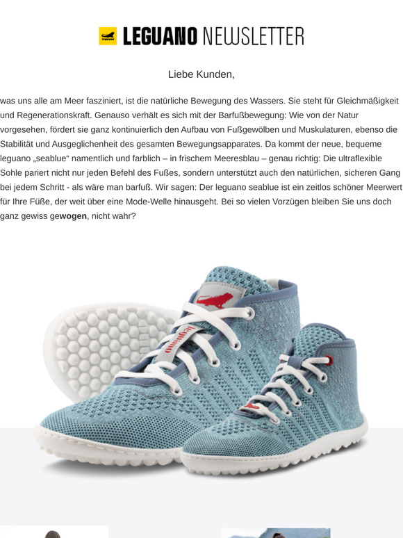 🦶  go: seablue startet durch!