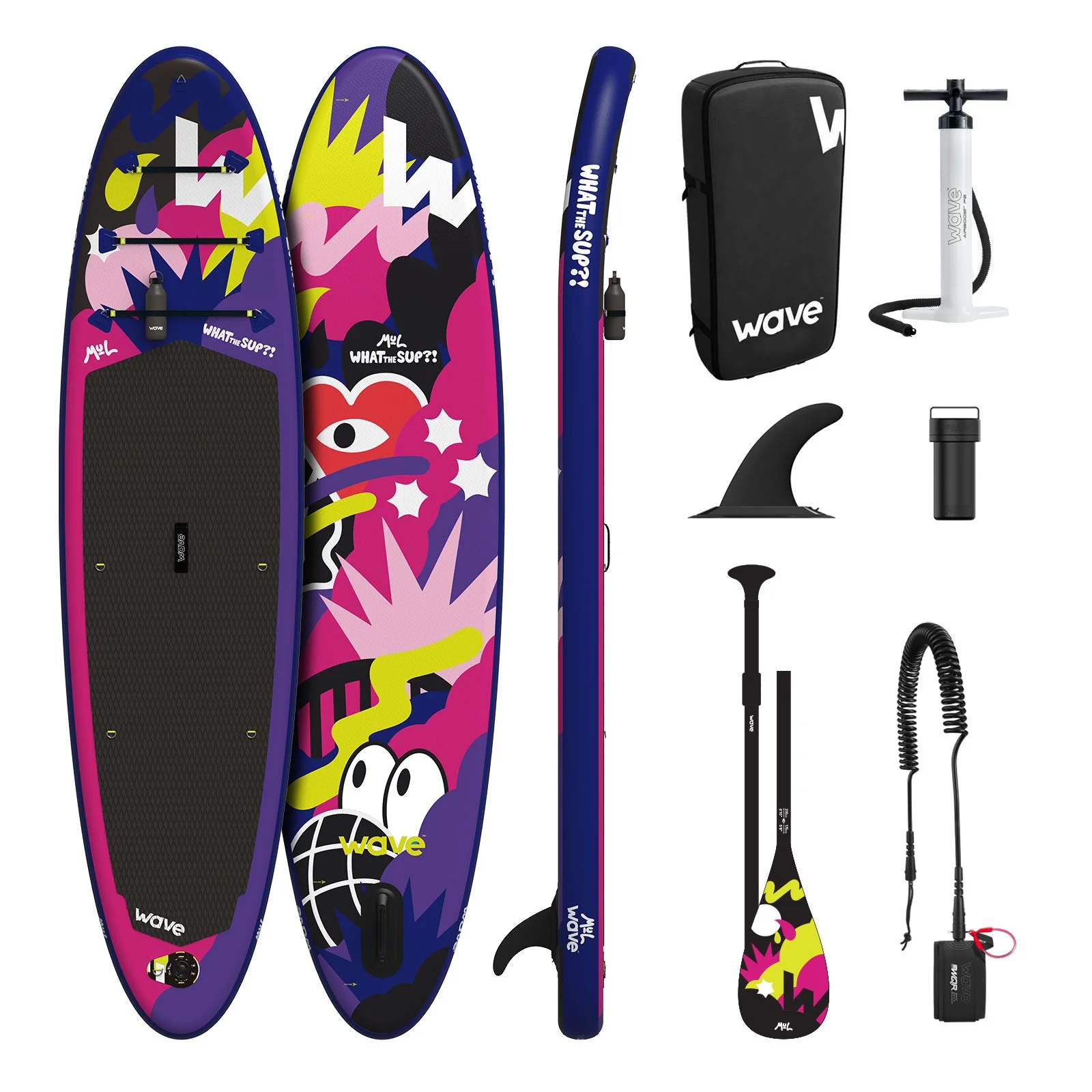 Image of What The SUP?! | Inflatable Stand-Up Paddle Board | MUL Limited Edition | 10'9