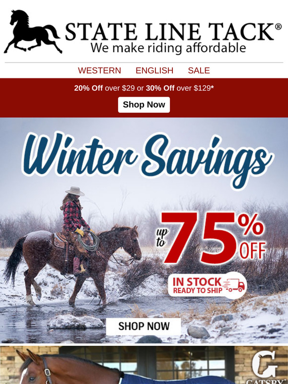 Winter Savings—Up to 75% Off!