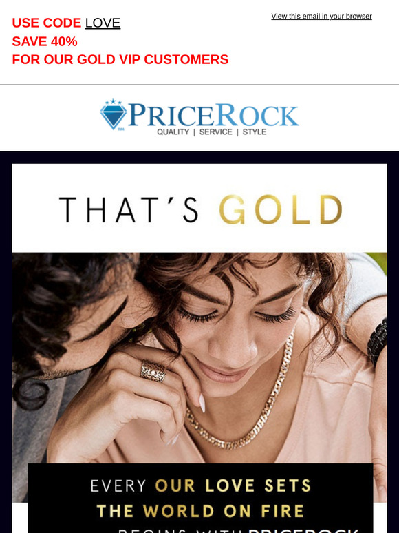 40% Off Extended.  Exclusive Savings for our Gold VIP customers.