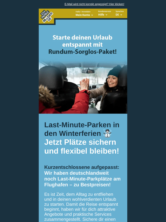🅿️🔔 Letzte Plätze: Wie parkst du in den Winterferien?