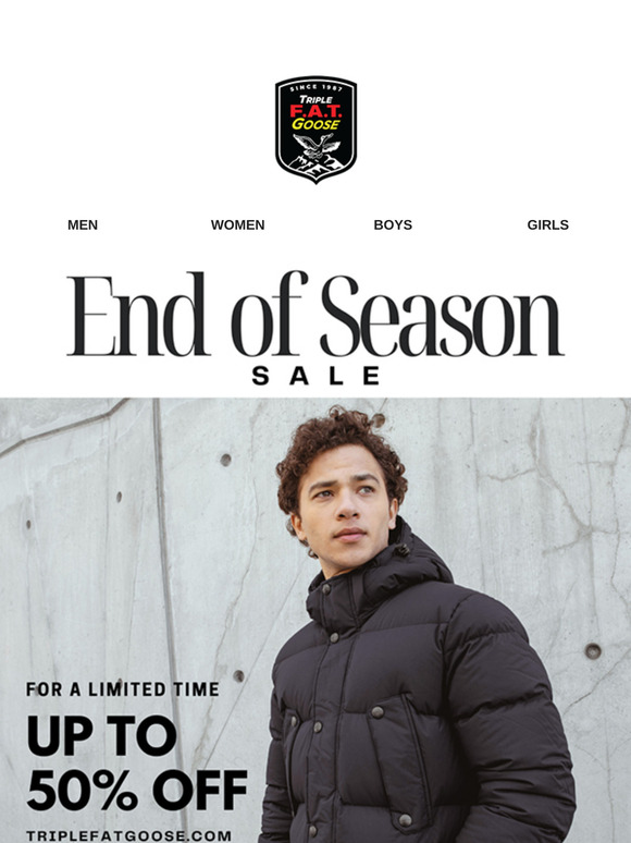 The End Of Season Sale