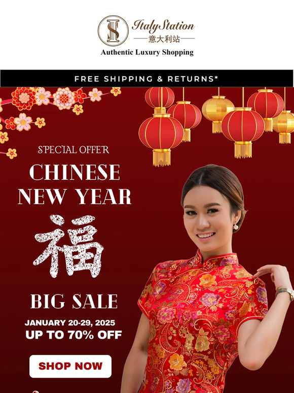 Final Hours! Don’t Miss Out on Our Chinese New Year Sale 🐉🧧✨