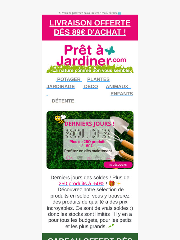🎁✨DERNIERS JOURS DES SOLDES 🎁✨