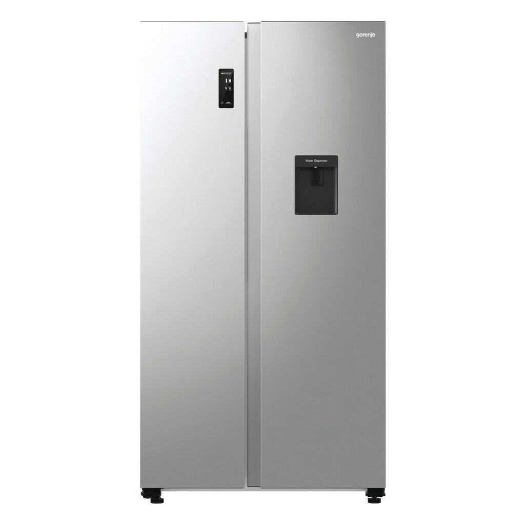 Gorenje Side-by-Side NRR9185EASWD Edelstahloptik B/H/T: ca. 91,5x178,6x67 cm