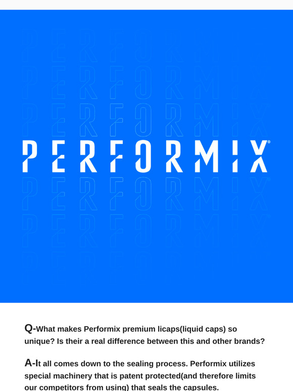 The Performix Difference🔑