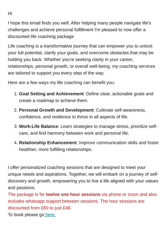 Spirtual Developmemt & Life Coaching with Paul - Includes Readings when Needed & Whatsapp Support