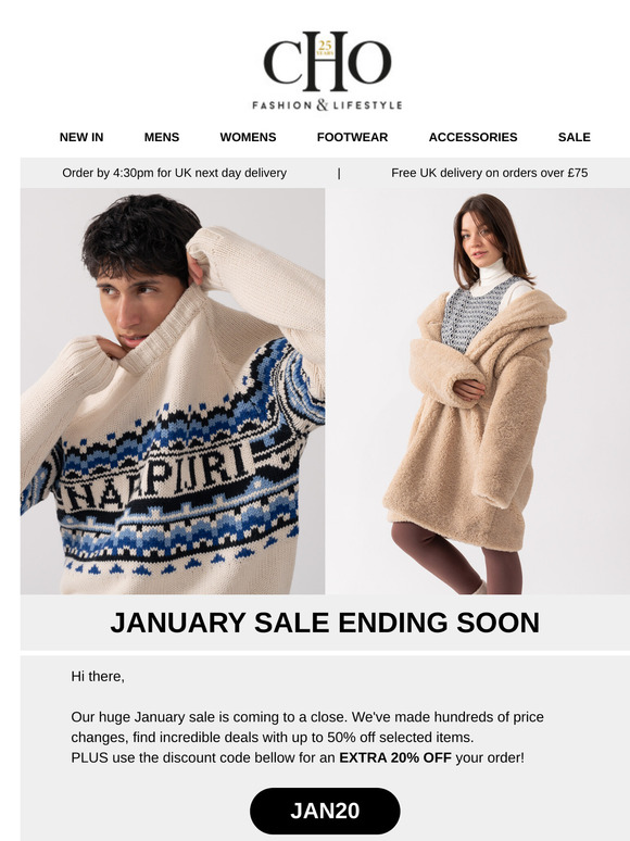 January is coming to a close