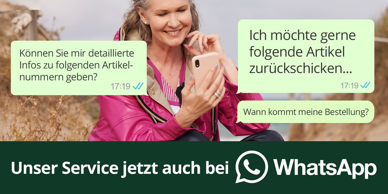 Unser Service jetzt auch bei WhatsApp