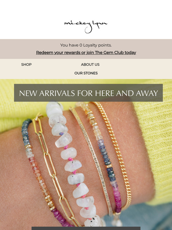 Claim your free gift, and Explore New Arrivals.