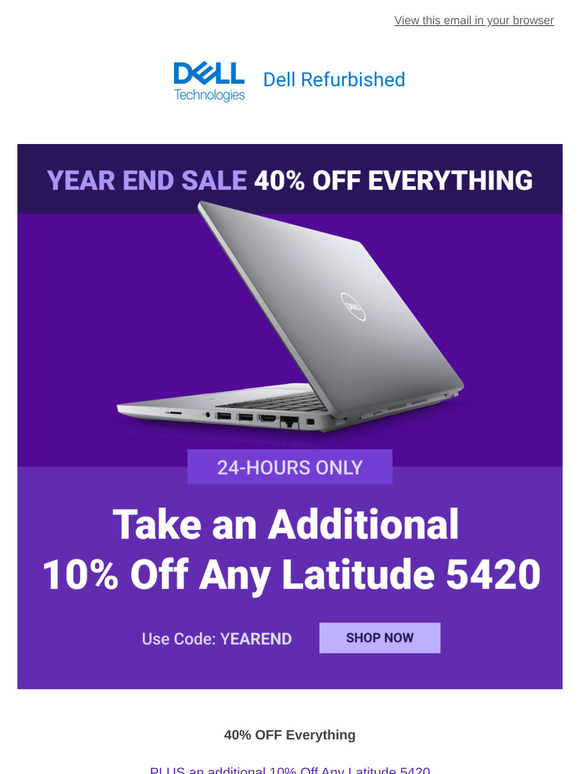 ⏳ Extra 10% OFF Latitude 5420