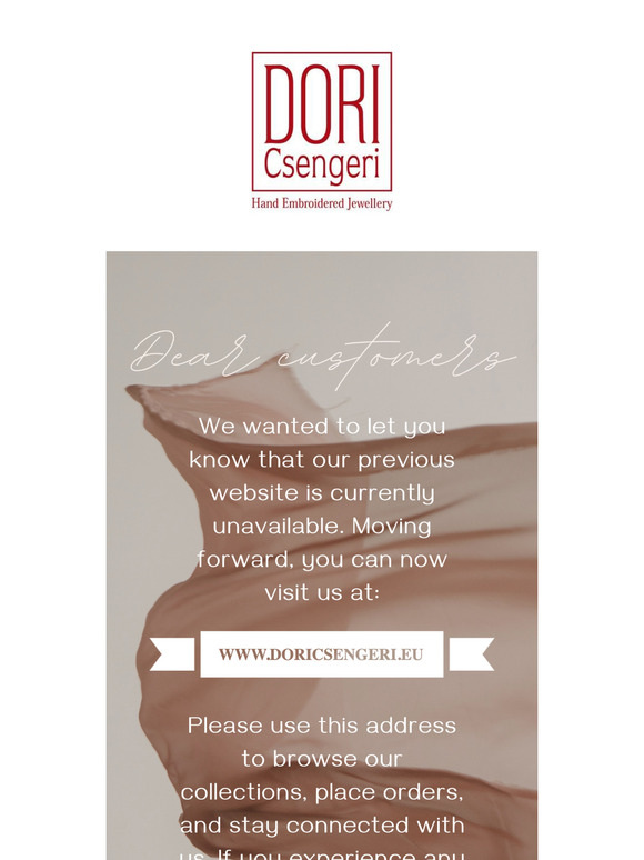 Important update 🚨 Our New Website address