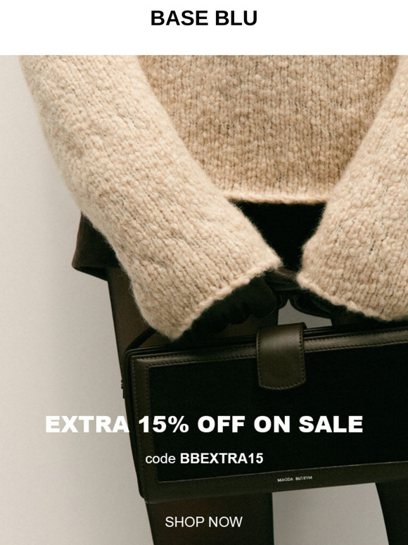 Extra 15% off on AW24 Sale