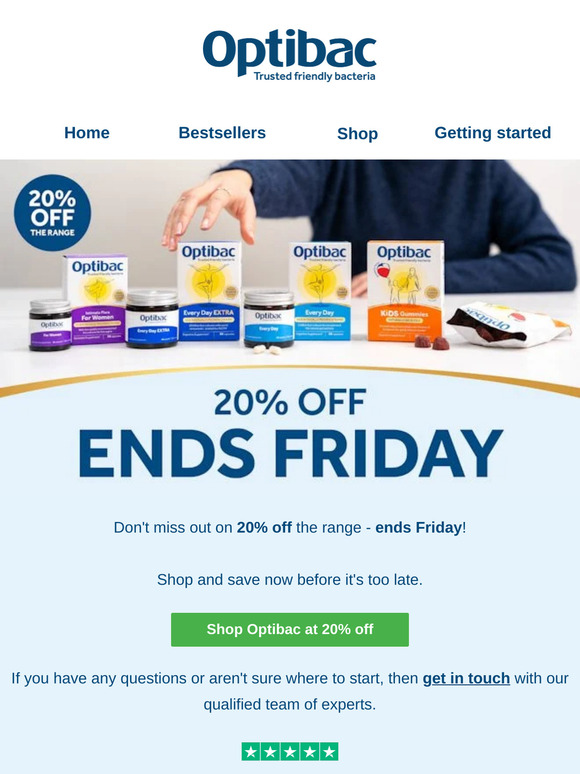 Last chance - 20% OFF ends Friday ⏳