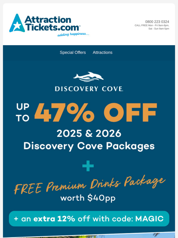 🌴Up to 47% Off + FREE Premium Drinks Package