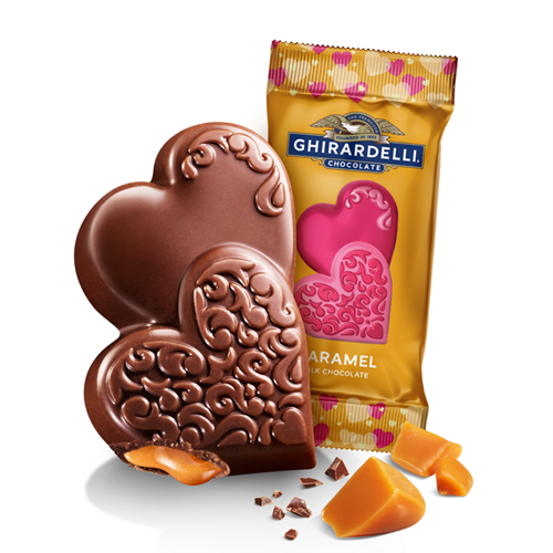 Milk Chocolate Caramel Hearts