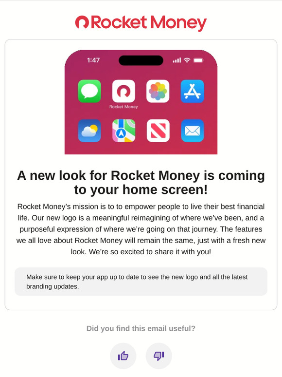 Rocket Money has a new logo!