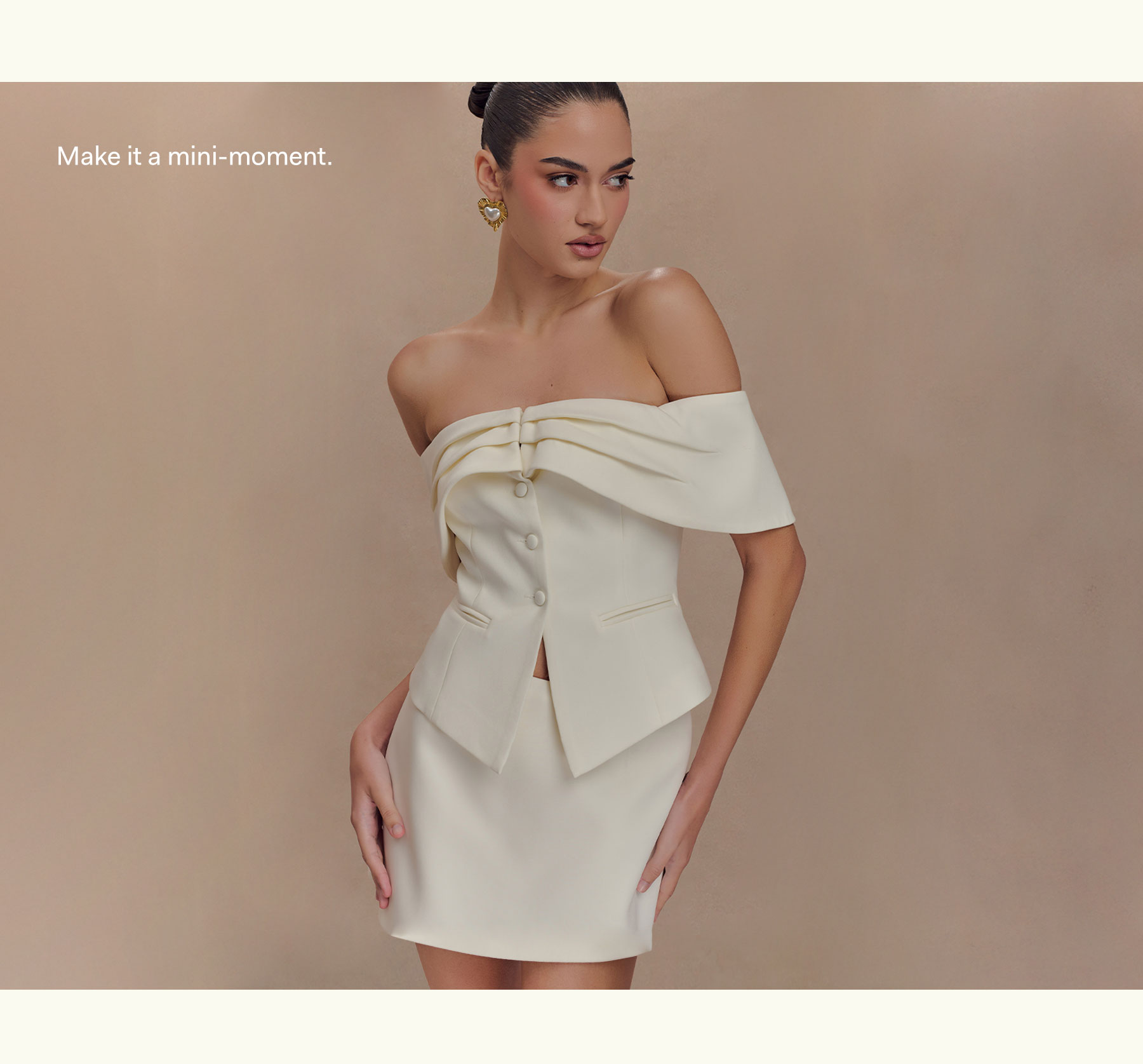 Maxime Suiting Vest - Ivory