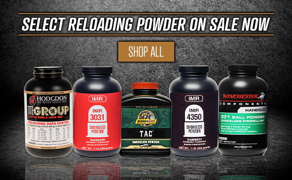 Select Reloading Powder on Sale Now!