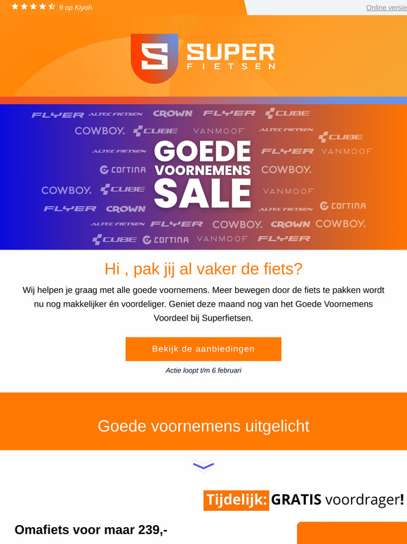 Goede voornemens? Wij helpen je graag onderweg