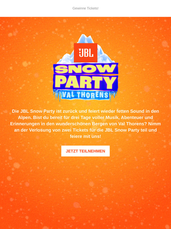 Die JBL Snow Party ist zurück