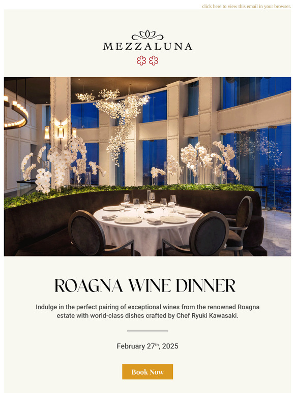 An Exclusive Evening: Roagna Wine Dinner at Mezzaluna