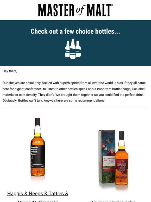 So, want a drinks recommendation?