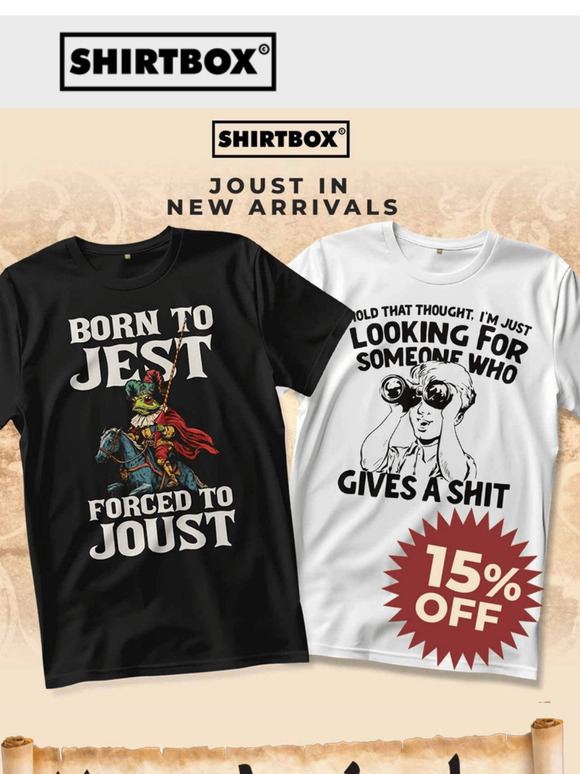 Joust In This Weeks New Arrivals & Sale Still On