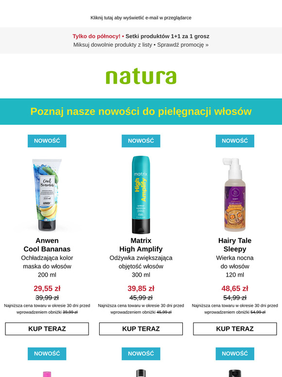 🛍️ Sprawdź nowości do pielęgnacji włosów w supercenach 👉