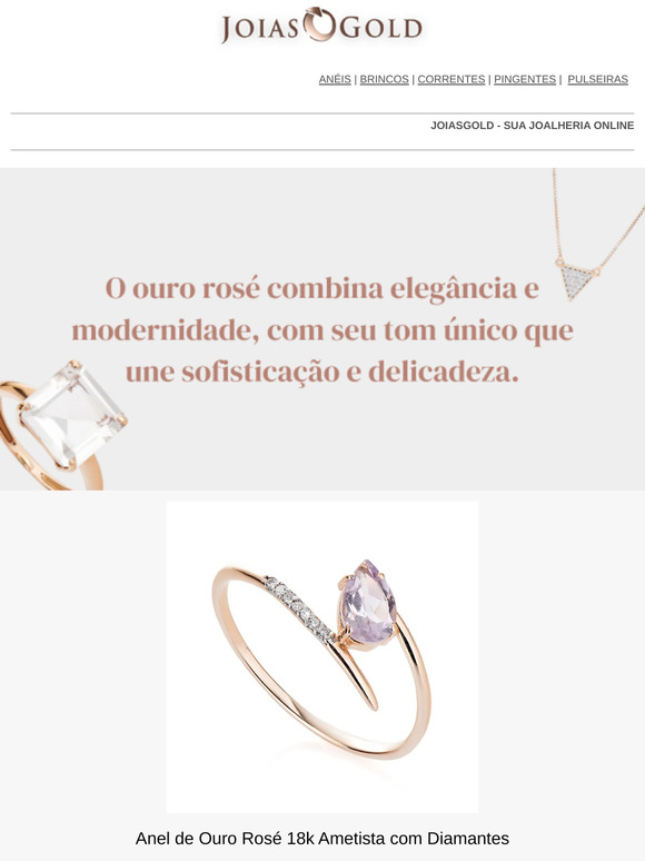 Conheça nossas joias em ouro Rosé  💕