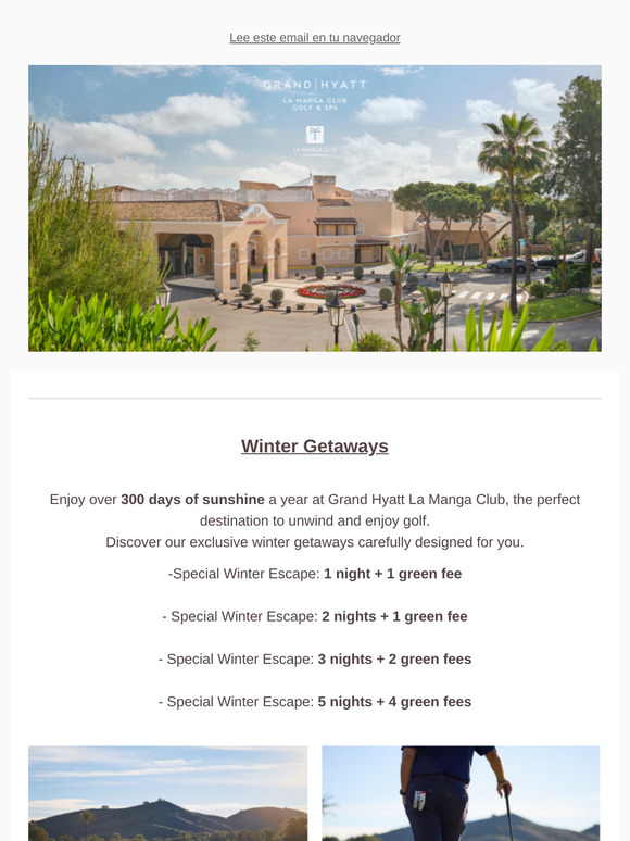 New Year, New Unforgettable Experiences at Grand Hyatt La Manga Club Golf & Spa