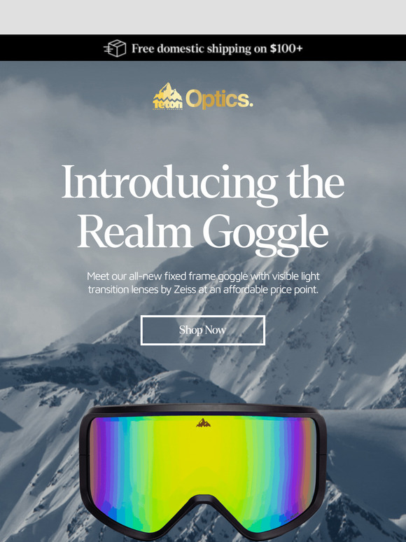 The Realm Goggle | Unmatched Clarity with Zeiss
