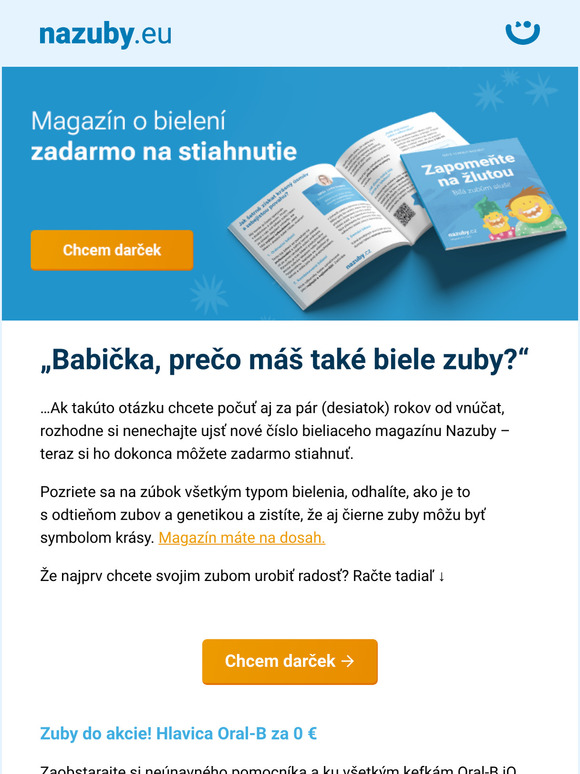 [TOP ponuka] 🤩 Extra zľavy až 30 %, hlavice Oral-B zadarmo a →