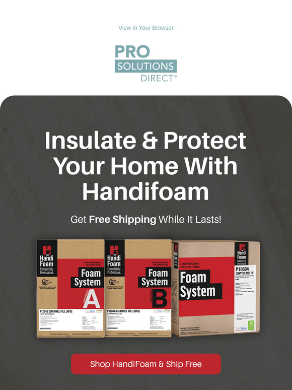 Protect Your Home with HandiFoam