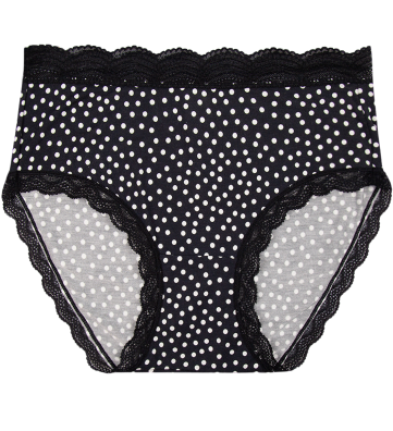 Polka Dot High Rise