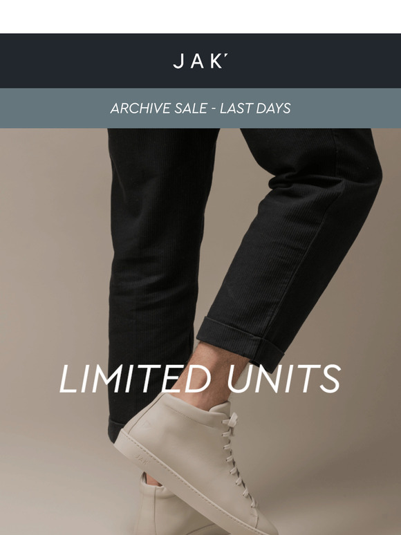 Archive Sale is coming to an end.