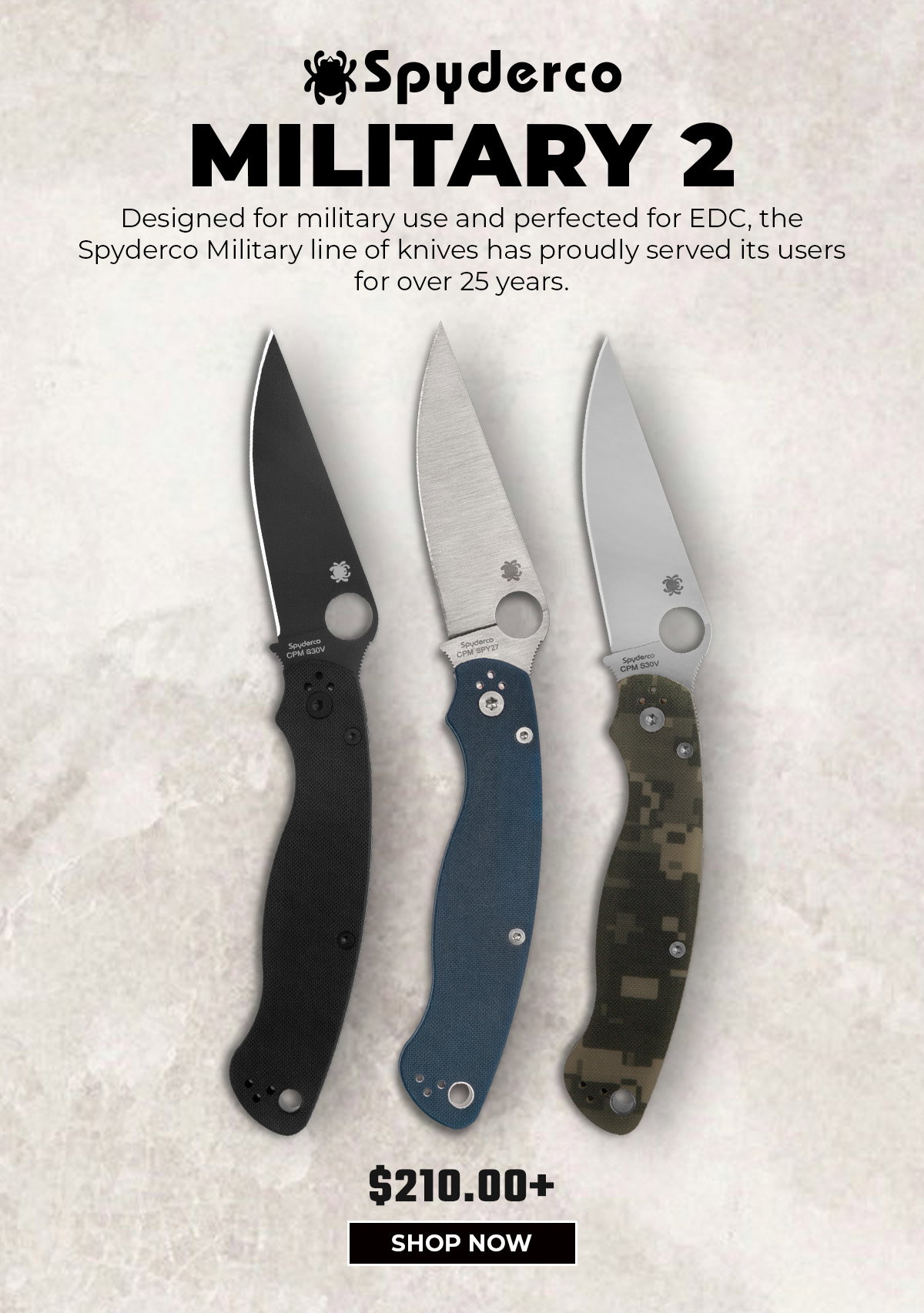 Spyderco Military 2