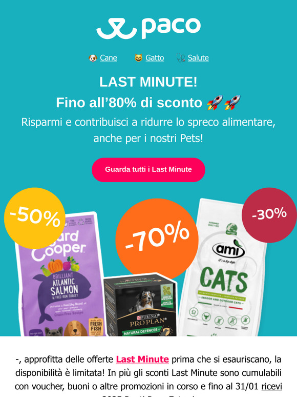 Fino al 70% di sconto: nuovi Last Minute