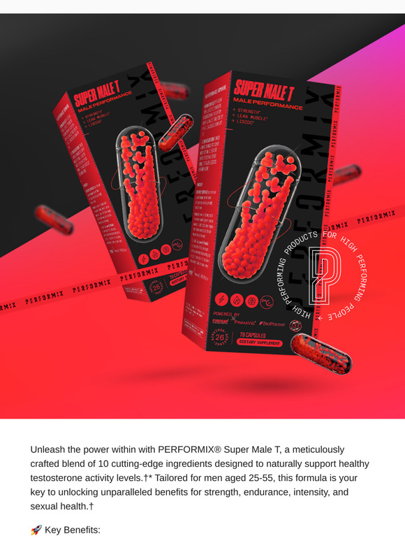 Unlock Your Potential with PERFORMIX® Super Male T